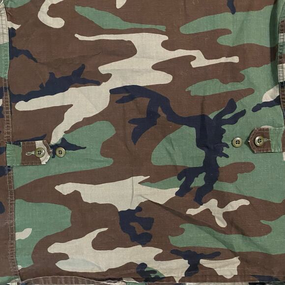 Supreme Woodland Camo Utility BDU Shirt Short Sleeve XL - Green Brown - Picture 5 of 7